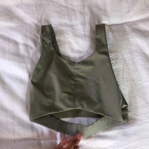 Victoria secret cut out sports bra top